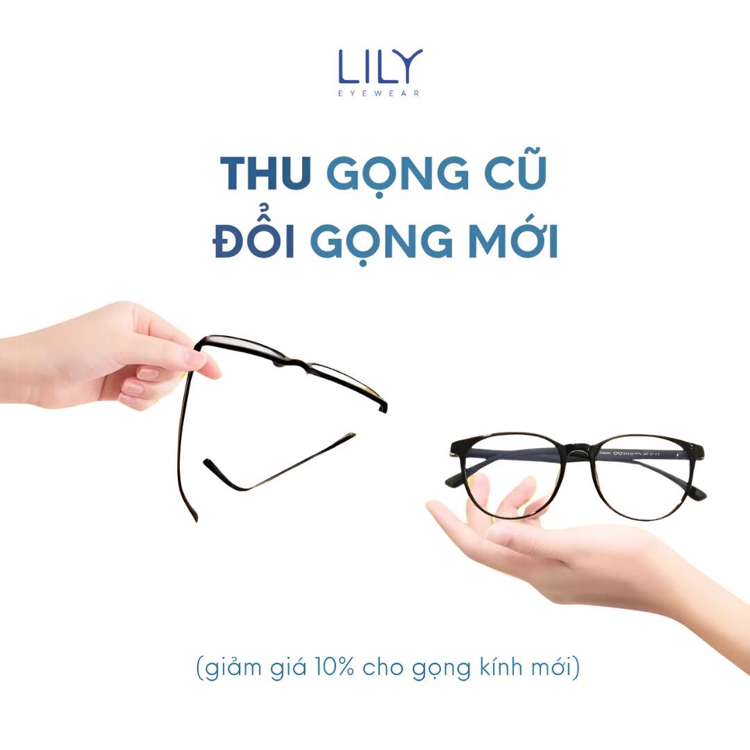 Thu cũ đổi mới gọng kính giảm 10%